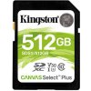Kingston Canvas Select Plus U3/SDXC/512GB/UHS-I U3 / Class 10 SDS2/512GB