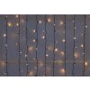 diLED svetelný záves 200 LED teplá biela