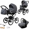 Kočík 3v1 BabyLux Margaret Exclusive Grey Flex
