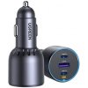 Ugreen 35024 75W 3- Port Rýchlonabíjačka do auta (6941876230242)