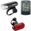 Osvetlenie na bicykel CatEye HL-EL135N / TL-LD135-R a cyklopočítač CC-VT230W 3000 lm batéria