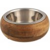 Miska Dog Fantasy nerez v dreve, zaoblená 1730ml