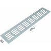 MPkovania SRL - ALFA vetracia mriežka 80 x 600 mm, 600 mm, 80 mm, STM - strieborná matná (C0)
