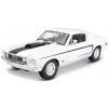 Maisto - 1968 Ford Mustang GT Cobra Jet, biela, 1:18