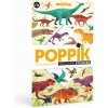 Poppik Náučný samolepkový plagát Dinosaury