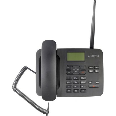 ALIGATOR T100 stolný GSM telefón čierny AT100B