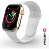 SWISSTEN silikonový řemínek pro Apple Watch 38-40 mm bílá 46000104