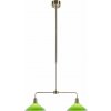 Markslöjd Vela závesné svietidlo 2x W mosadzná-zelená 109161