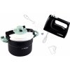 Set kuchynských spotrebičov tlakový hrniec Tefal Clipso Pressure Cooker Smoby s ručným mixérom s metličkami