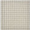 House Doctor Bavlnený obrus Join Black/Off-white 150 x 150 cm