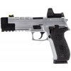 Vorsk Airsoftová pištoľ VP26X s kolimátorom, GBB - strieborná