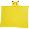 Halantex Detská deka s kapucňou 120x150 cm - Pikachu Pokémon