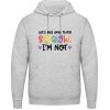 AWDis Hoodie Mikina - Nápis - Let's get one thing Straight - Šedivá sivá - XXL - Pánske