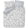 Posteľná bielizeň dvojlôžková FLORES BAILANDO 200 x 220 cm, biela, bavlnený perkál, Pip Studio