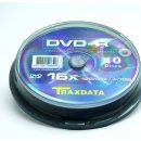 Médium na napaľovanie TDK DVD-R 4,7GB 16x, 10ks