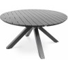 di volio Záhradný stôl 150 cm Ravello - čierny