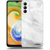Picasee silikónový prehľadný obal pre Samsung Galaxy A04s A047F - White marble