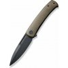 CIVIVI C21025C-3 Caetus vreckový nôž 8,8 cm, Black Stonewash, zelená, Micarta