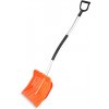 Esperanza Plastová lopata na sneh Elbrus Ergo Alu Orange 139,5 x 46,5 cm ELB110EAPOMDLAPG012