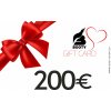 Darčeková poukážka v hodnote 200 € Spôsob doručenia: Poslať na adresu