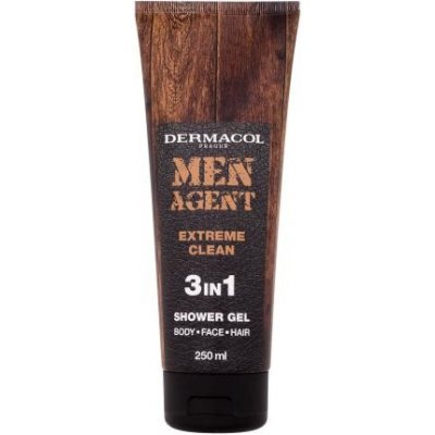 Dermacol Men Agent Extreme Clean 3in1 Sprchovací gél 250 ml pre mužov