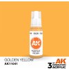 AK Interactive akrylová barva golden yellow 17 ml