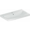 Geberit iCon - Umývadlo 750x420x170 mm, s prepadom, s otvorom na batériu, KeraTect, biela 501.842.00.2