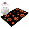 DRYBED Premium Vet Bed Halloween čierny + oranžový 100 x 75 cm