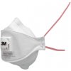Časticový respirátor FFP3 Aura 9332+ s výdychovým ventilom 3M™ Aura™ Respirátor s filtrom častíc 9332+ poskytuje ochranu pri dýchaní kategórie FFP3, umožňuje zloženie do roviny, skladá sa z 3 panelov,