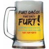 Pivový krígel s potlačou Furt dačo s frázou
