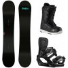 Raven Pure mint dámsky snowboard + Gravity Rise black viazanie + Gravity Bliss black/white topánky - 150 cm + S (EU 37)