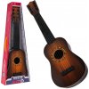 JOKO Detská Klasická Gitara so 6 kovovými strunami, tmavo hnedá
