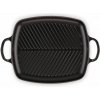 Le Creuset - grilovacia panvica obdĺžníková 39 x 27 cm čierna