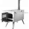 SucceBuy Prenosná pec na drevo 23,23x31,1x103,15