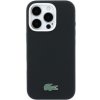 Lacoste Iconic Petit Pique Metal Logo kryt s MagSafe pre iPhone 16 Pro - čierny 57983130051 - možnosť vrátiť tovar ZADARMO do 30tich dní