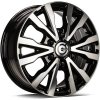CARBONADO Hero hliníkové disky 6,5x16 6x130 ET54 BFP - Black Front Polished