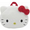 HELLO KITTY ruksak, plyšový ruksak MAČIČKA s mašličkou na ušku