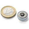 Neodymový magnetický úchyt kruh Ø 16 v. 4,5 mm, M3, sila 7 kg