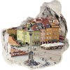 Diera 3D foto tapeta Varšava poľsko 75x75 cm
