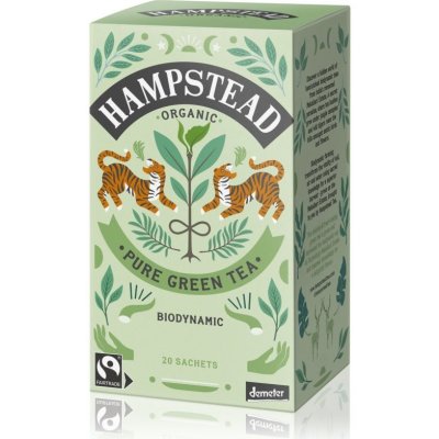 Hampstead Tea London Pure Green BIO porciovaný čaj 20 ks
