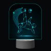 3D Dotyková lampa s diaľkovým ovládaním - FUTBAL_8