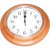 Tiché drevené nástenné hodiny JVD NS27043.41 priemer 30 cm