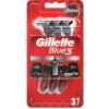 Gillette Blue3 Plus Red 3 ks