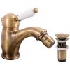 LABE - Bidetová batéria s výpustou, Stará mosadz (Bronz) L545.0SM, RAV Slezák Farba: Stará mosadz (Bronz), Rozmer: 1/2