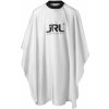 JRL Professional Premium Styling Cape White - profesionálna barber pláštenka - biela s logom JRL