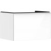 Hansgrohe Xelu Q Umývadlová skrinka, 50x78x55 cm, 1 zásuvka, lesklá biela/matná biela 54054700-HG
