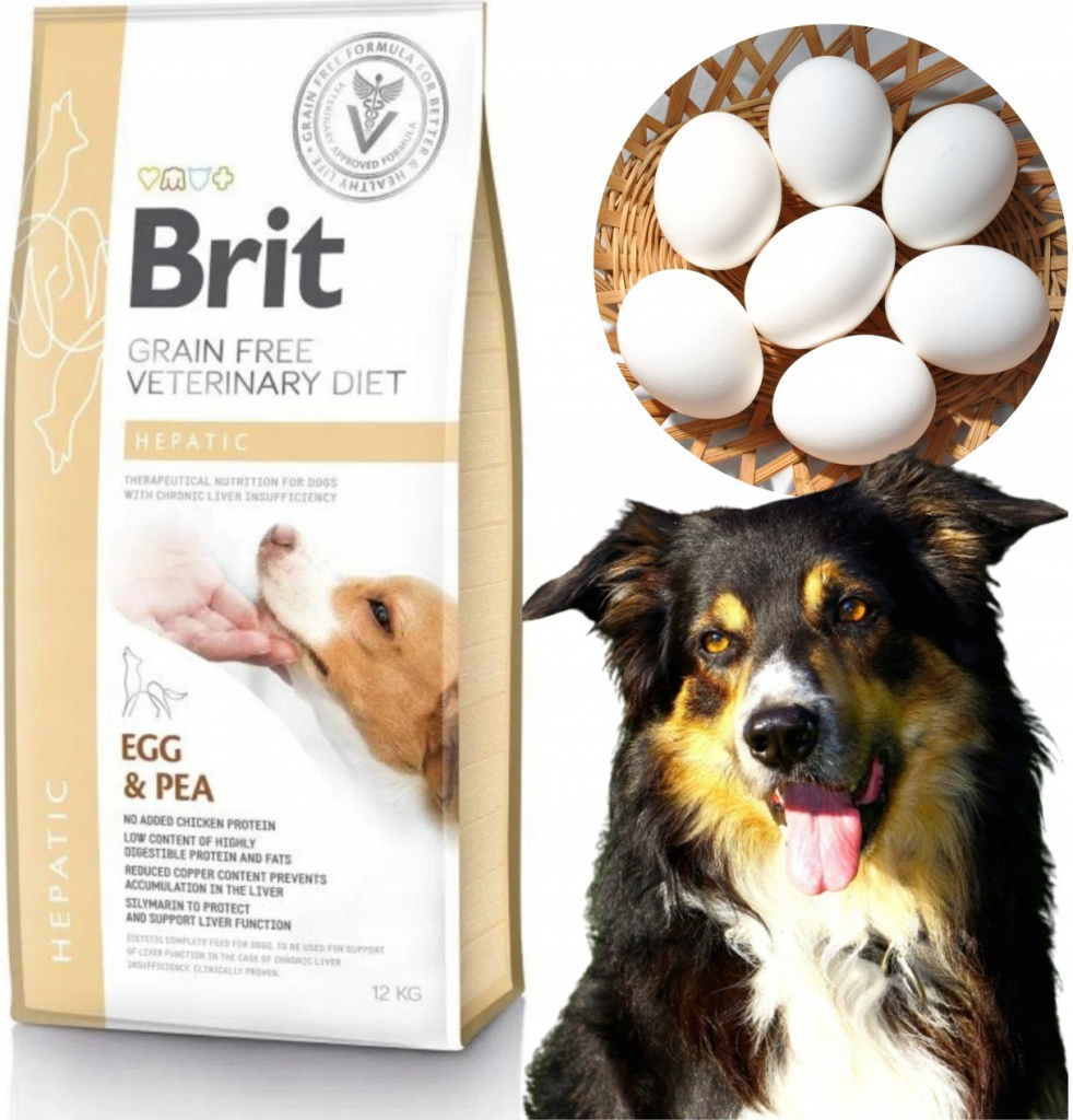 Brit Veterinary Diets GF Dog Hepatic 12 kg