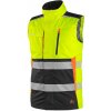 Vesta CXS BENSON, pánska, výstražná, zateplená Veľkosť: 2XL, Farebnosť: Oranžová reflexná, Čierna