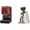 Gaggia Classic E24 BC, red + Eureka Mignon Zero 65 Speedy, CR white