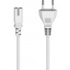 HAMA Sieťový napájací kábel, euro vidlica, 5 m, biely - 00223276